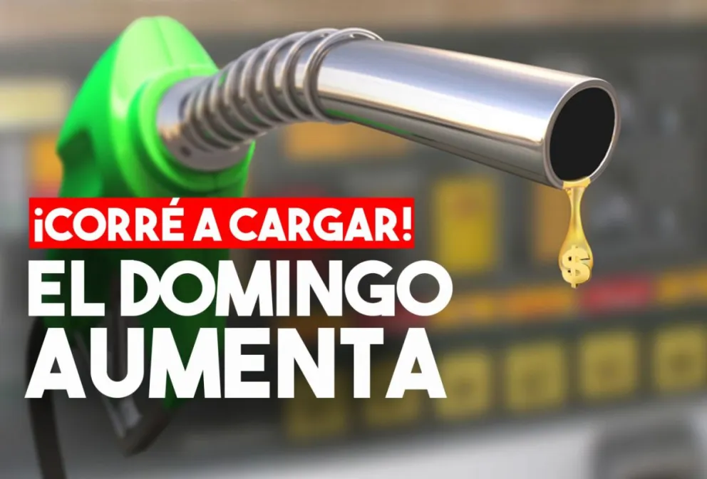 Este domingo aumenta el precio del combustible