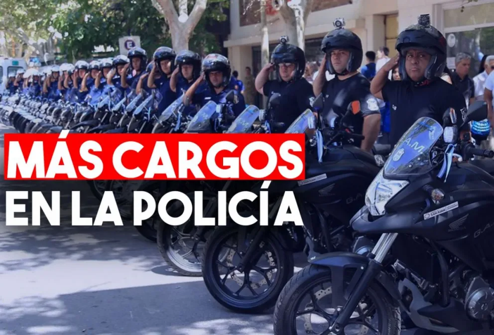 Crean más de 600 nuevos cargos en la Policía