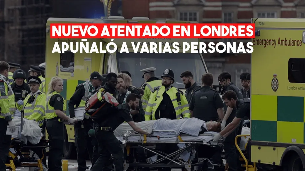 Nuevo atentado: Un hombre apuñaló a varias personas en el puente de Londres