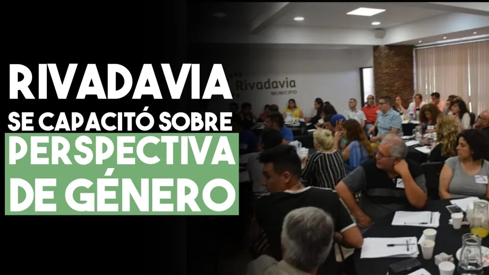 Rivadavia, el primer departamento en capacitarse sobre perspectiva de género y violencia doméstica