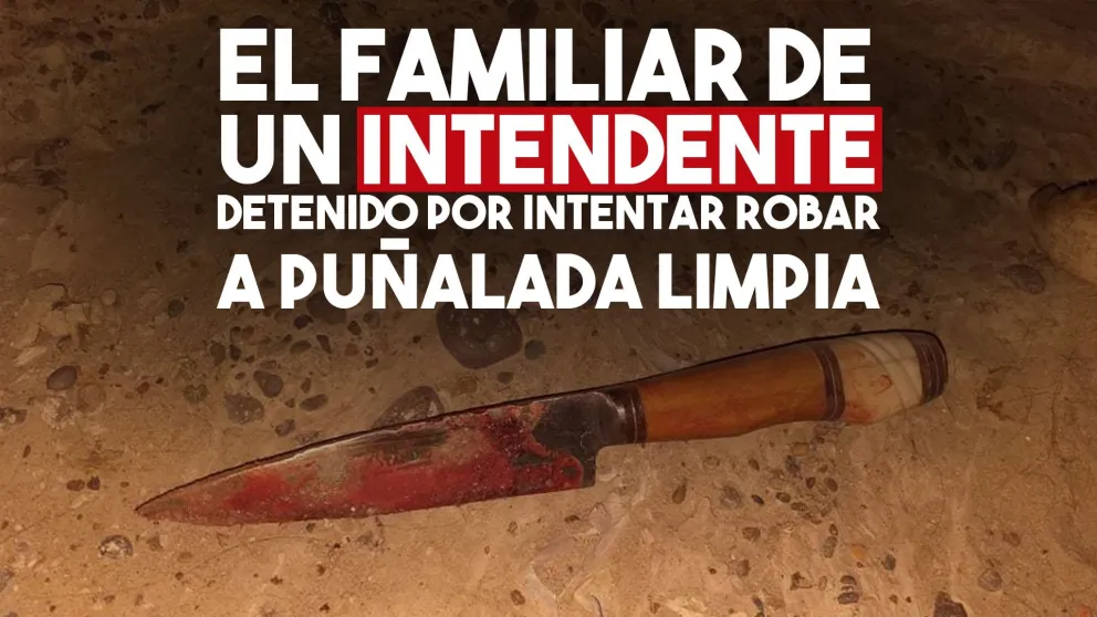 Un sobrino del intendente de Chimbas quedó detenido por intentar robar con un arma blanca