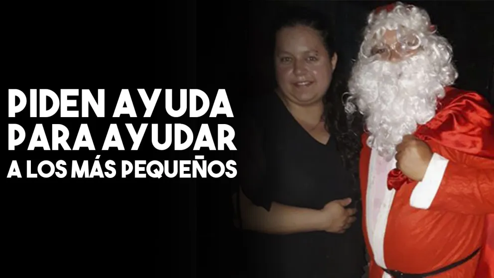 Padre e hija piden colaboraciones para llevar regalos a niños en Navidad