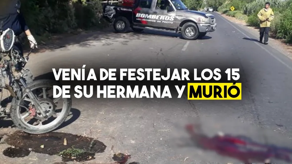 Siniestro fatal: un motociclista falleció luego de un accidente