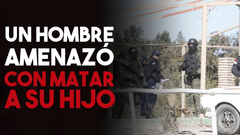 Un hombre se atrincheró y tomó a su hijo como rehén: amenazó con matarlo