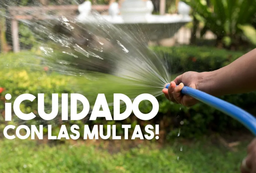 A partir de este domingo, cambia el horario de uso restringido de agua