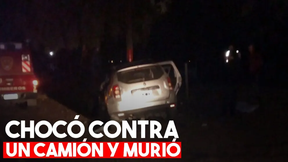 Un hombre murió tras impactar contra un camión sisterna