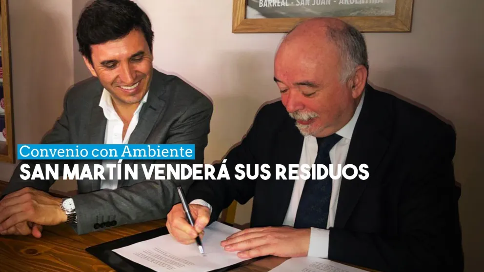 San Martín se sumará a la comercialización de residuos