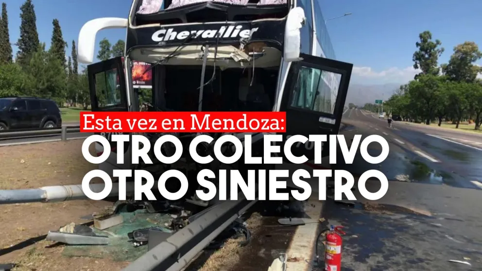 Un nuevo siniestro vial involucró a un colectivo