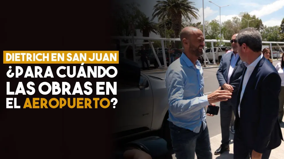 Dietrich estuvo en San Juan y anunció novedades sobre el edificio del aeropuerto para el 2020