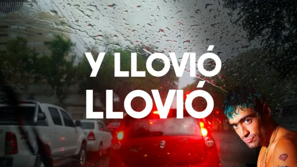 La fuerte lluvia llegó al Gran San Juan