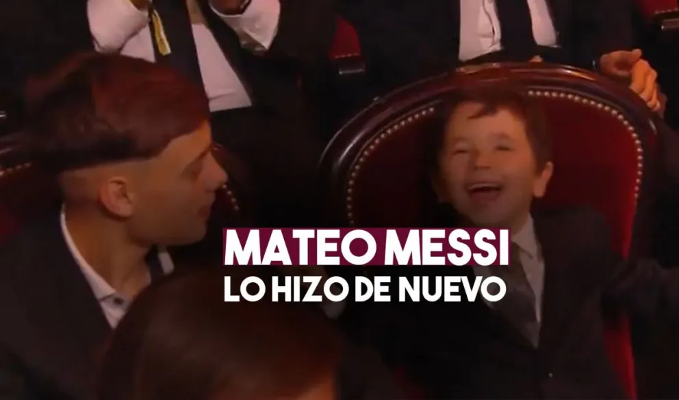 La estrella de siempre: Mateo Messi volvió a hacer reír a todos