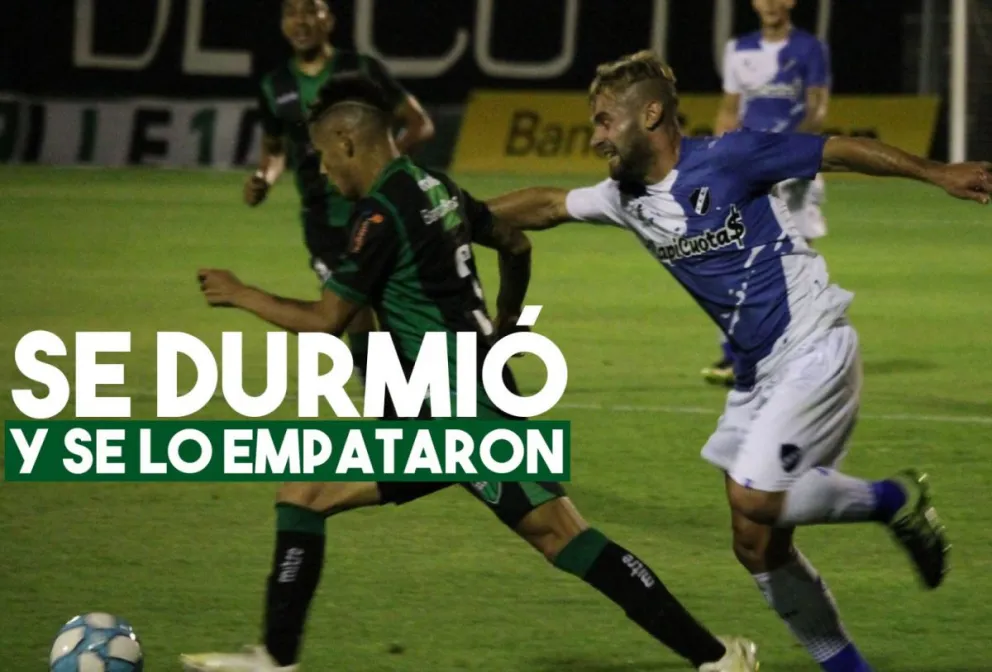 San Martín lo ganaba pero se lo empataron en el final