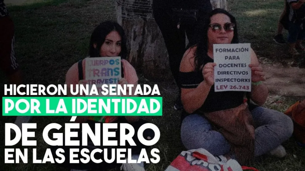 Realizaron una sentada reclamando la implementación de la ESI en las escuelas