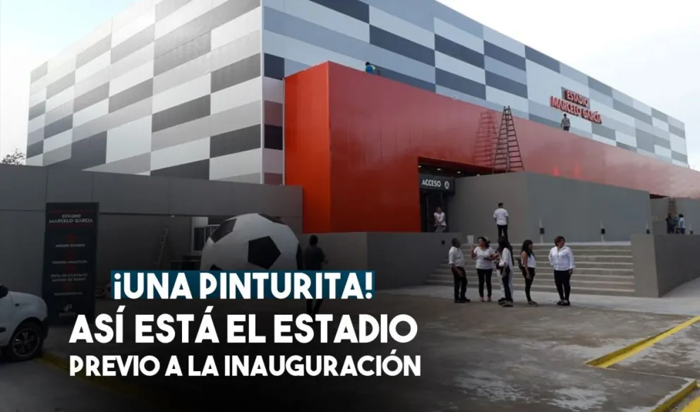 Inauguración: Así luce el estadio “Enólogo Marcelo García” de Pocito