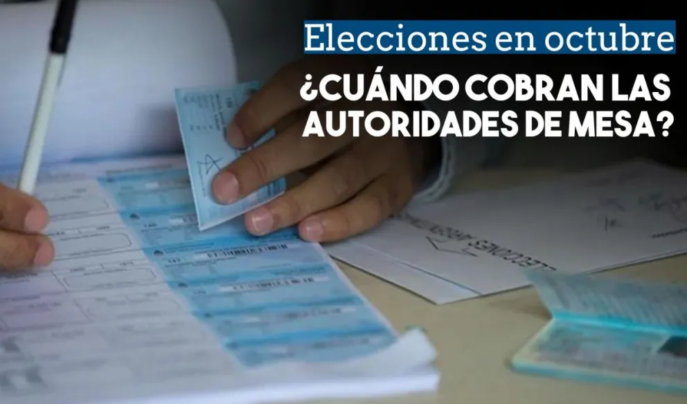 Confirmaron la fecha de pago para las autoridades de mesa