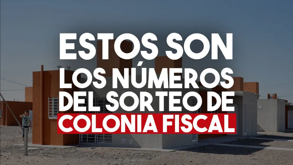 Conocé tu número para el sorteo de viviendas de Colonia Fiscal