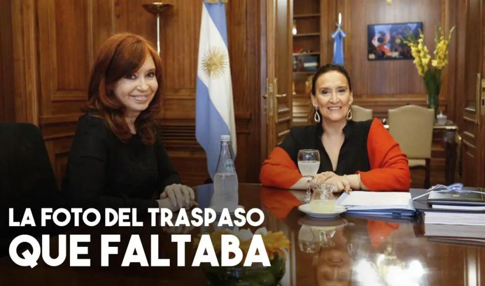 Gabriela Michetti y Cristina Kirchner se reunieron en el Congreso para acordar detalles de la transición