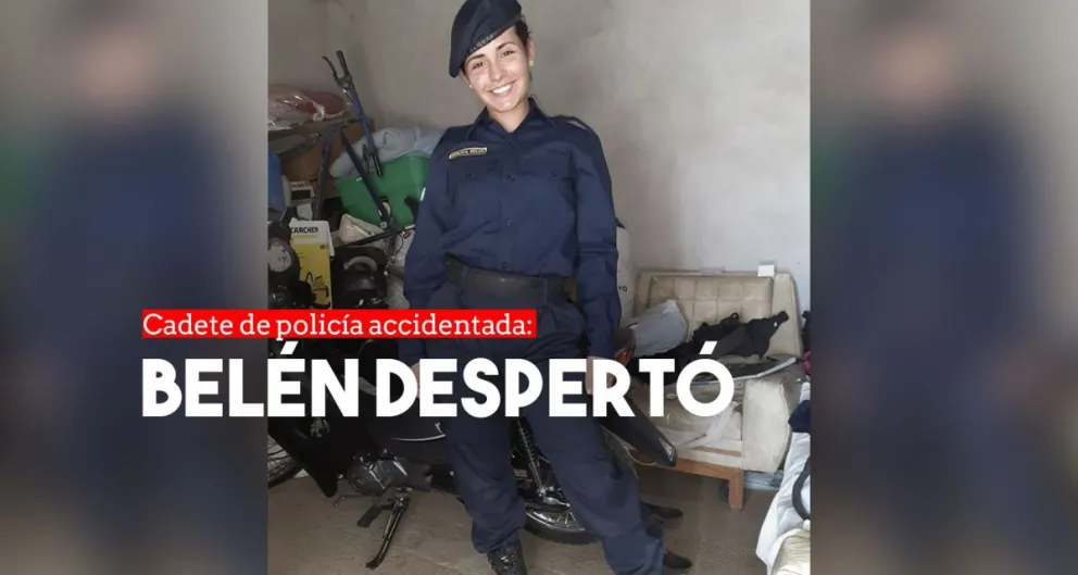 La joven cadete de Policía despertó