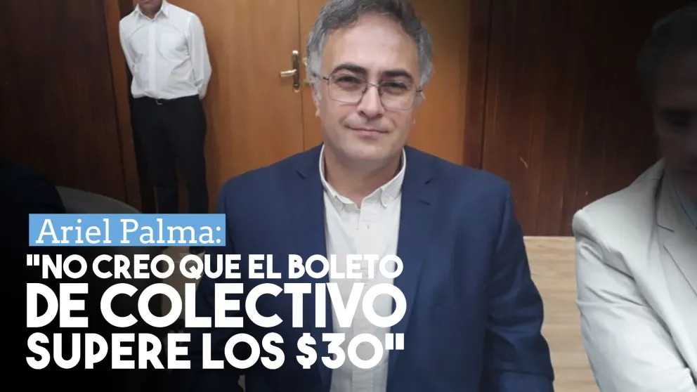 Ariel Palma: "No creo que el boleto de colectivo supere los $30"
