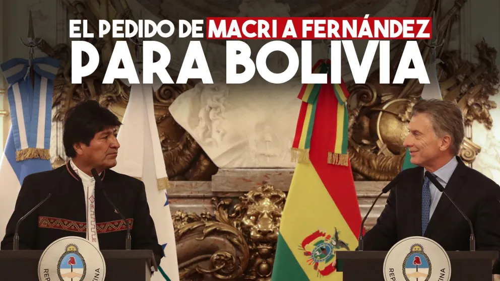 Macri le pidió a Alberto Fernández que "oficialice la labor" de Áñez en Bolivia