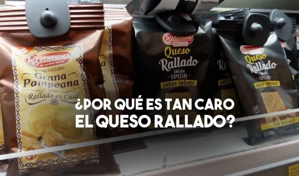 ¿Por qué es tan caro el queso rallado?