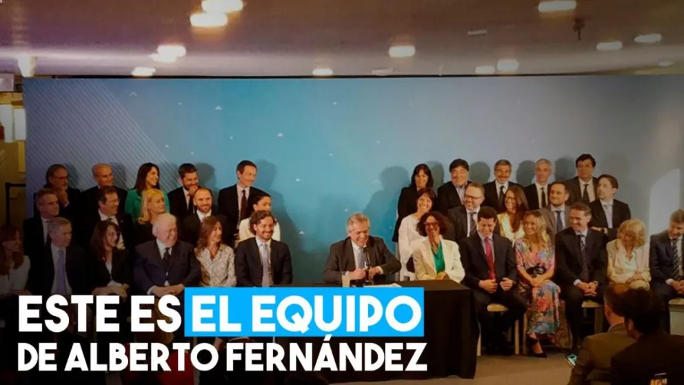 El presidente electo Alberto Fernández presentó su Gabinete