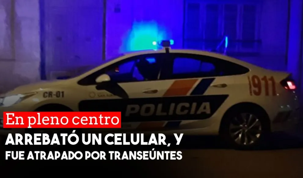 Robo y persecución en pleno centro sanjuanino