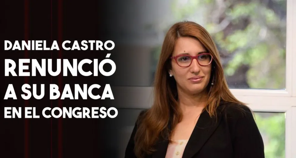 Renunció a su banca Daniela Castro