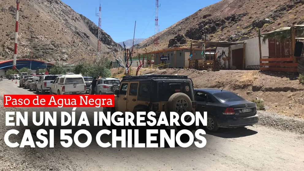 En el primer día de apertura de Agua Negra ingresaron casi 50 personas al país