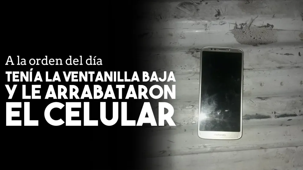 Esperaba a su esposa y le arrebataron el celular cuando quiso llamarle