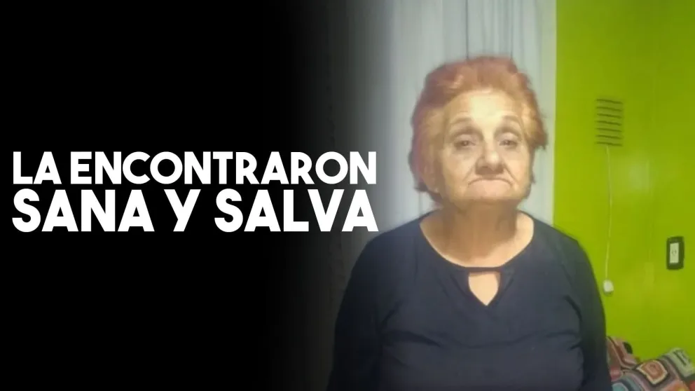 Encontraron a la abuela que era intensamente buscada