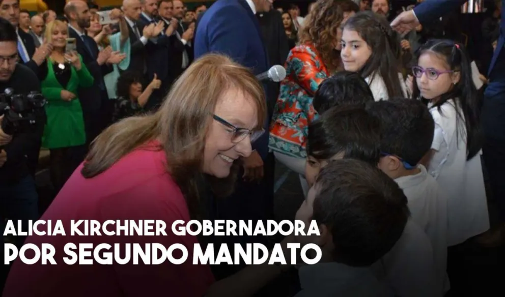 Alicia Kirchner asumió su segundo mandato como gobernadora de Santa Cruz