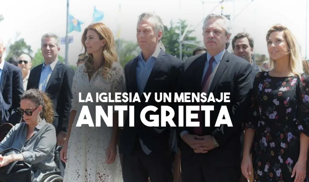 Ante Mauricio Macri y Alberto Fernández, la Iglesia pidió “no caer en la tentación de querer destruir al otro”