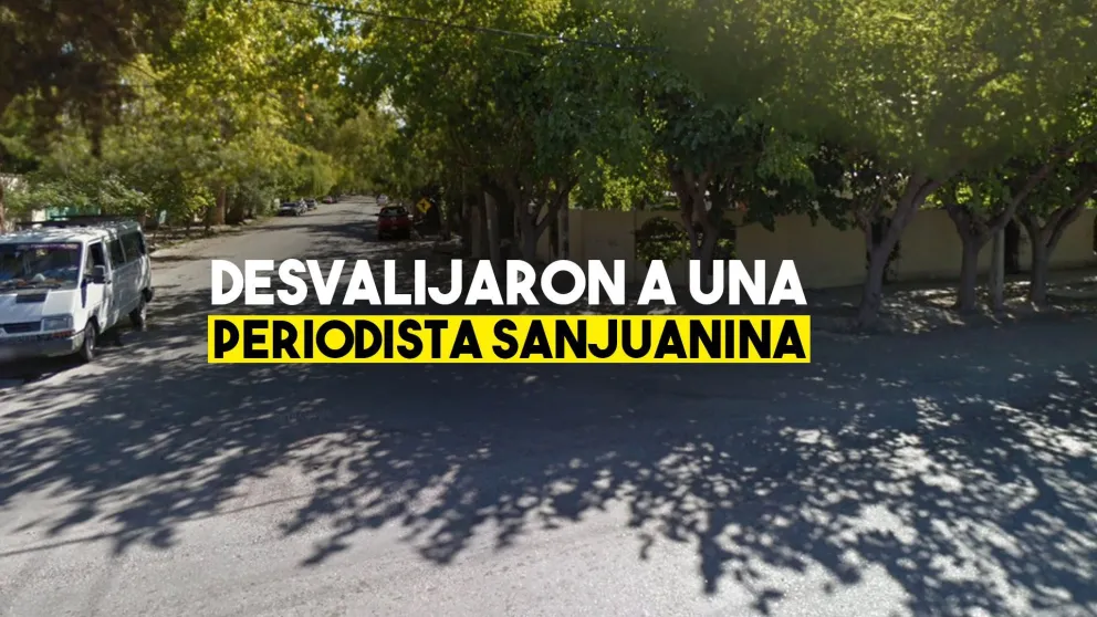 Desvalijaron a una periodista sanjuanina