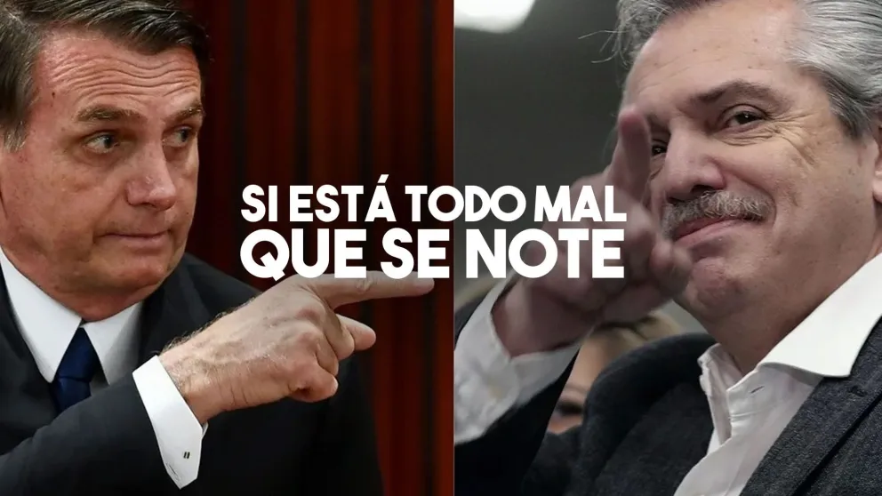 Todo mal: Bolsonaro no viene a la asunción de Alberto Fernández