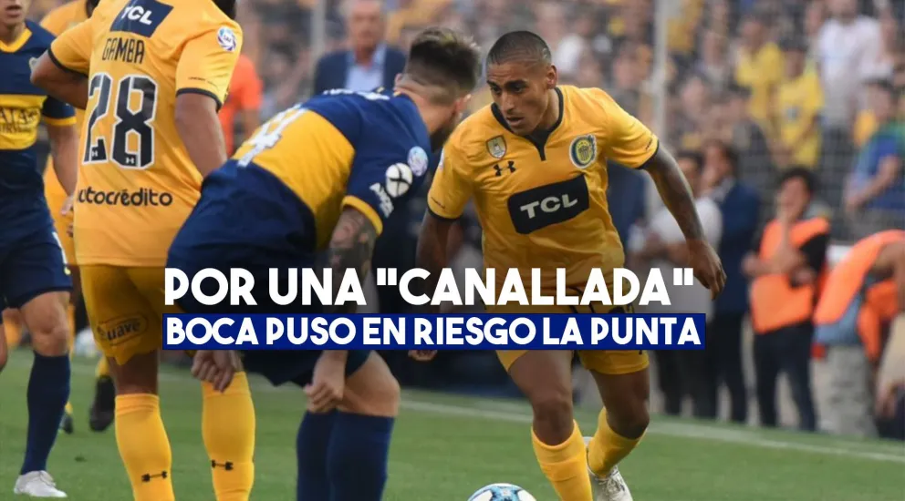 Boca cayó en Rosario y no pudo quedar puntero en soledad