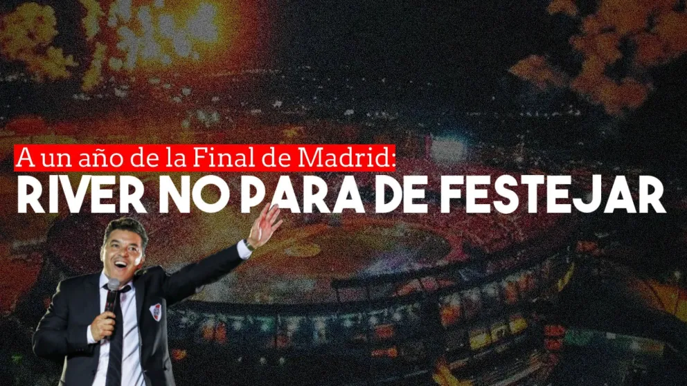 A un año de la "Gloria Eterna", River celebró ante su gente
