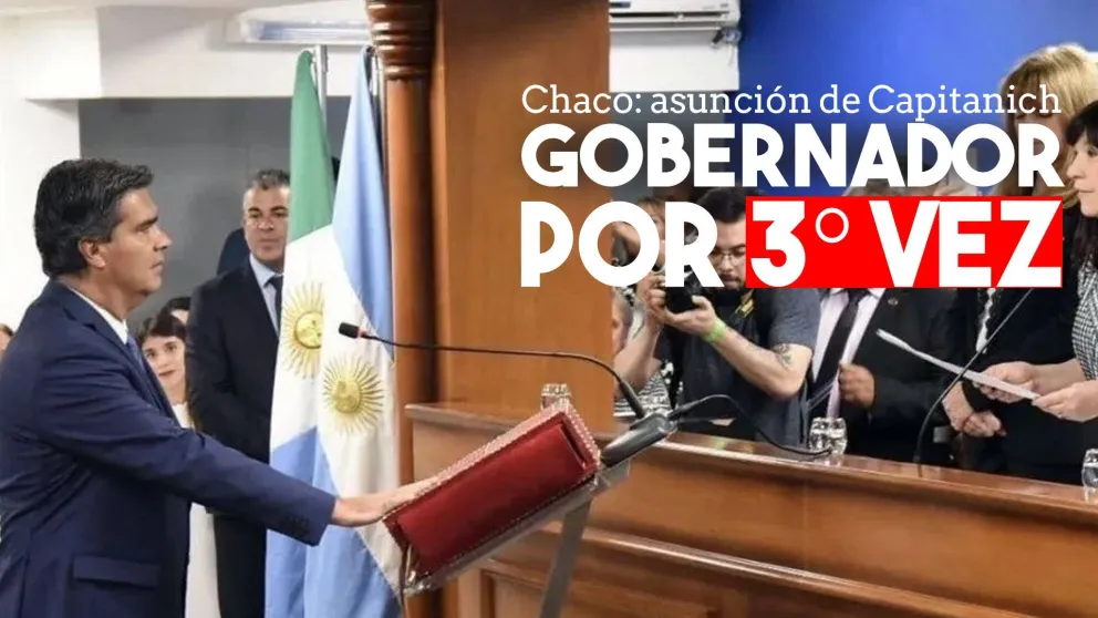 Chaco: Capitanich asumió la gobernación por tercera vez