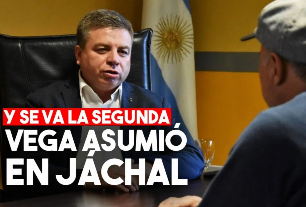 Vega asumió por segunda vez el mando de Jáchal