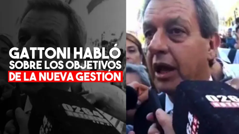 Gattoni en el acto de asunción: "Esperamos cumplir con el contrato popular"