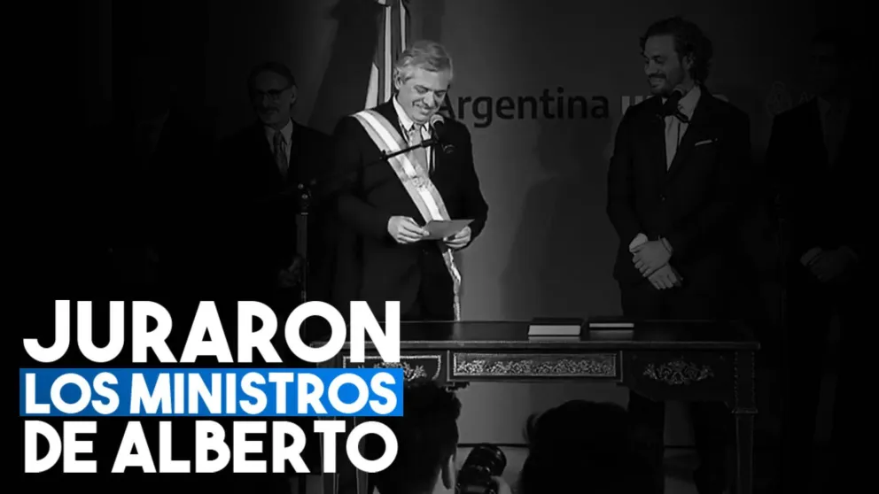 Alberto Fernández puso en funciones a sus ministros