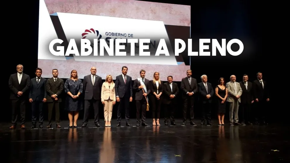 Juraron todos los ministros del nuevo gabinete de Sergio Uñac
