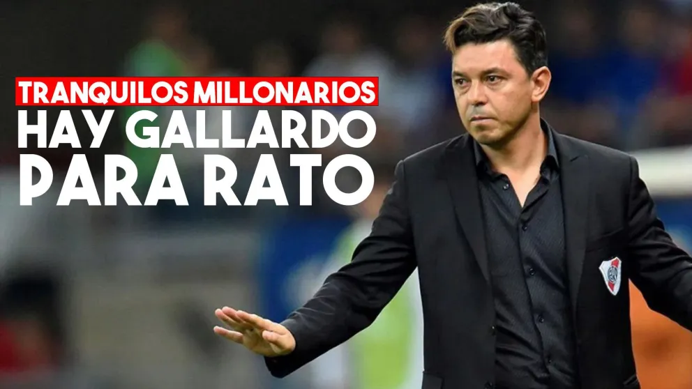Marcelo Gallardo confirmó que seguirá en River