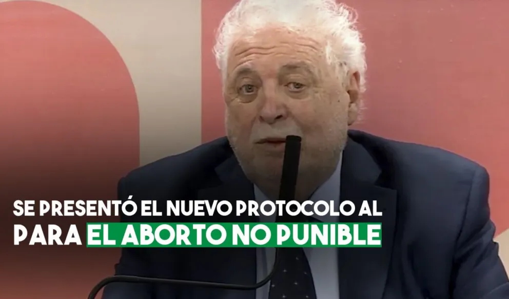 Ginés González García presentó el nuevo protocolo del aborto no punible: “Estamos dando un instrumento sanitario para que se cumpla la ley”