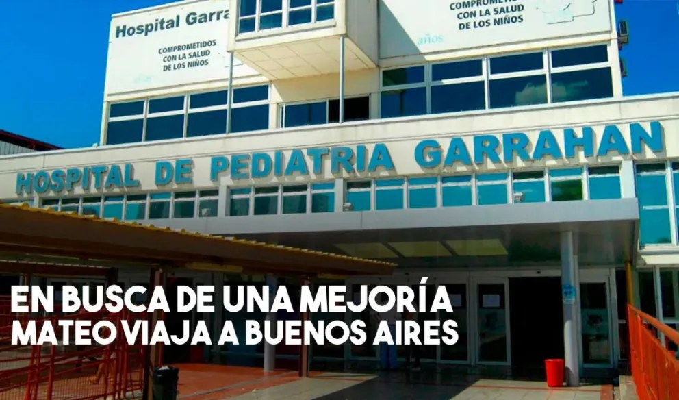 En busca de una mejoría Mateo viaja a Buenos Aires