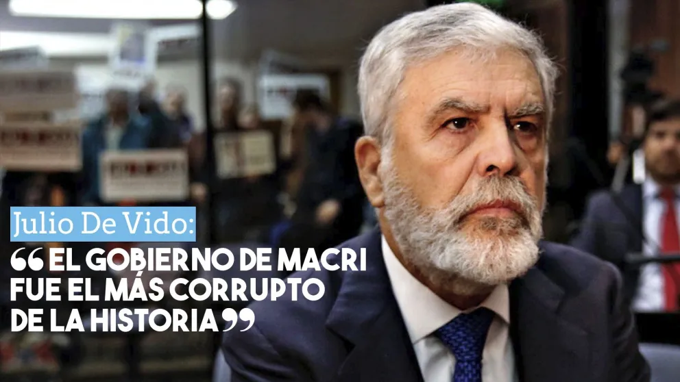 De Vido salió de la cárcel y dijo que el gobierno de Macri "ha sido el más corrupto de la historia"
