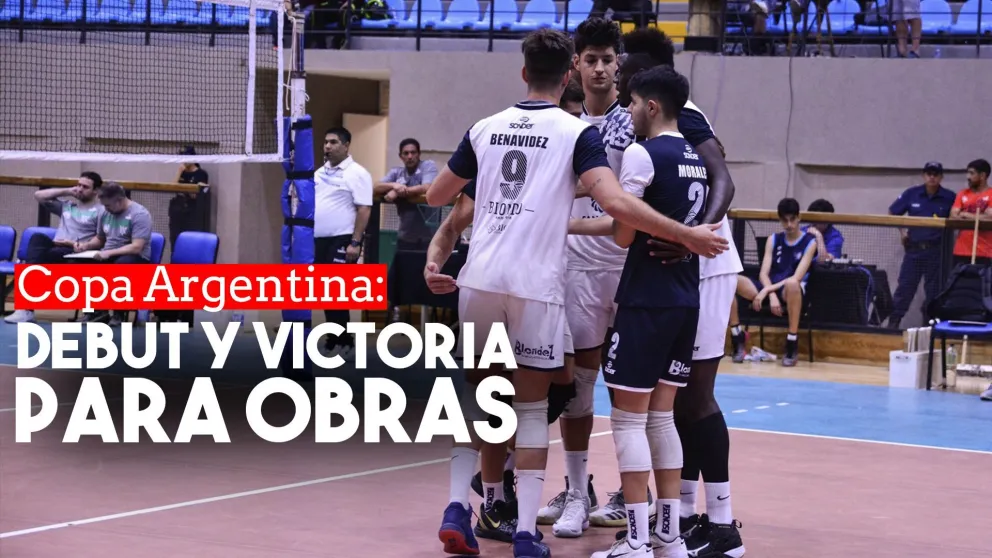 Obras debutó con una victoria en la Copa Argentina
