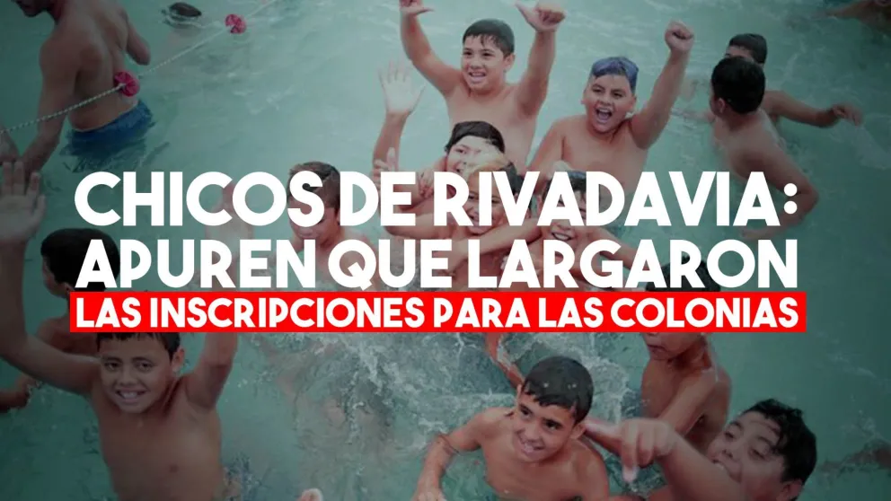 Arrancan las inscripciones para las colonias en Rivadavia