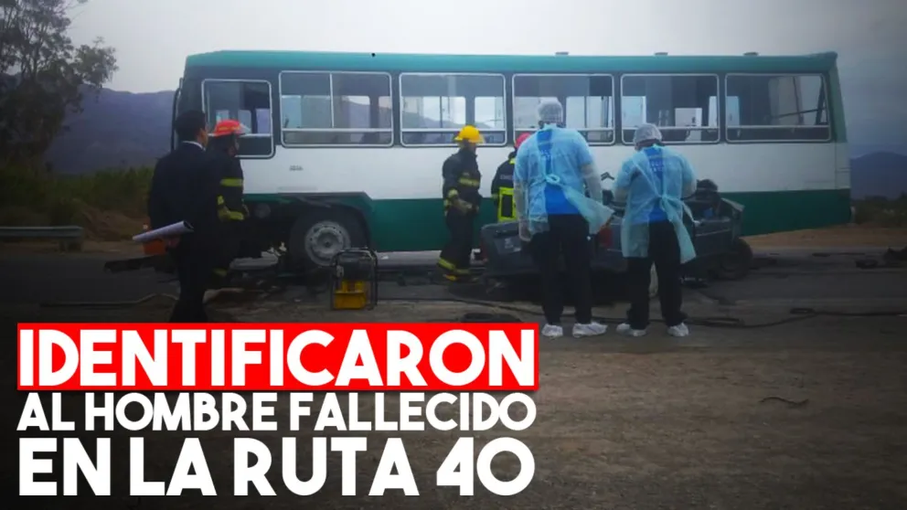 Identificaron al hombre que perdió la vida luego de chocar contra un colectivo