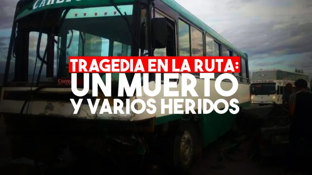 Un colectivo chocó con una camioneta: hay un muerto y varios heridos